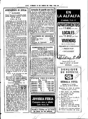 ABC SEVILLA 13-01-1984 página 46