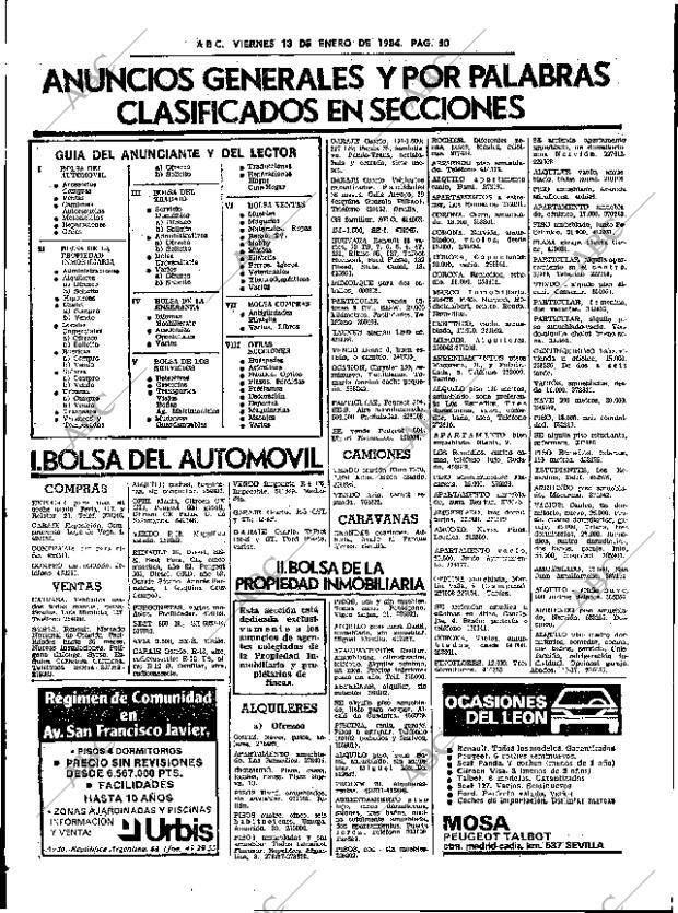 ABC SEVILLA 13-01-1984 página 50