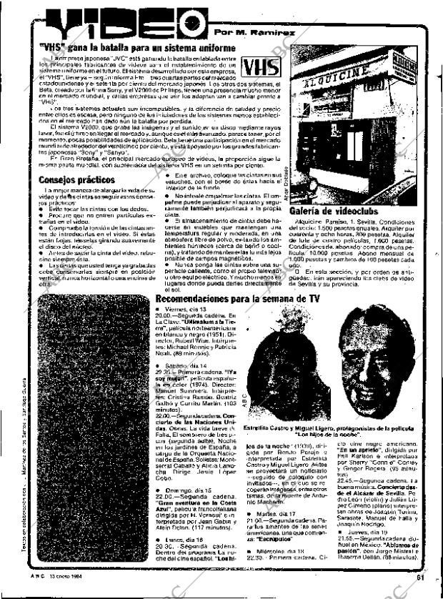 ABC SEVILLA 13-01-1984 página 61