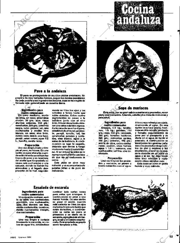 ABC SEVILLA 13-01-1984 página 63