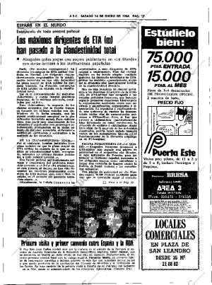 ABC SEVILLA 14-01-1984 página 17