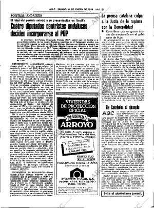 ABC SEVILLA 14-01-1984 página 21