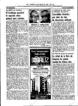 ABC SEVILLA 14-01-1984 página 36