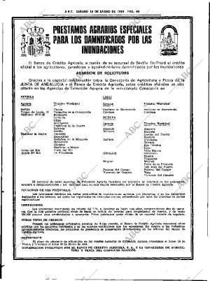 ABC SEVILLA 14-01-1984 página 44