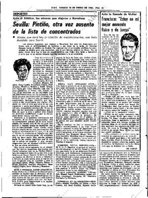 ABC SEVILLA 14-01-1984 página 47