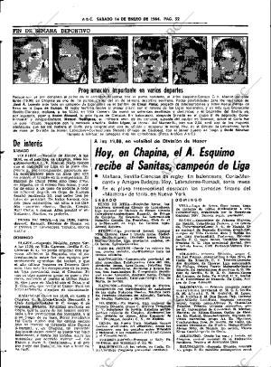 ABC SEVILLA 14-01-1984 página 52