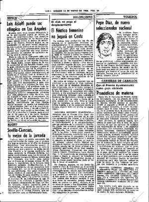 ABC SEVILLA 14-01-1984 página 54