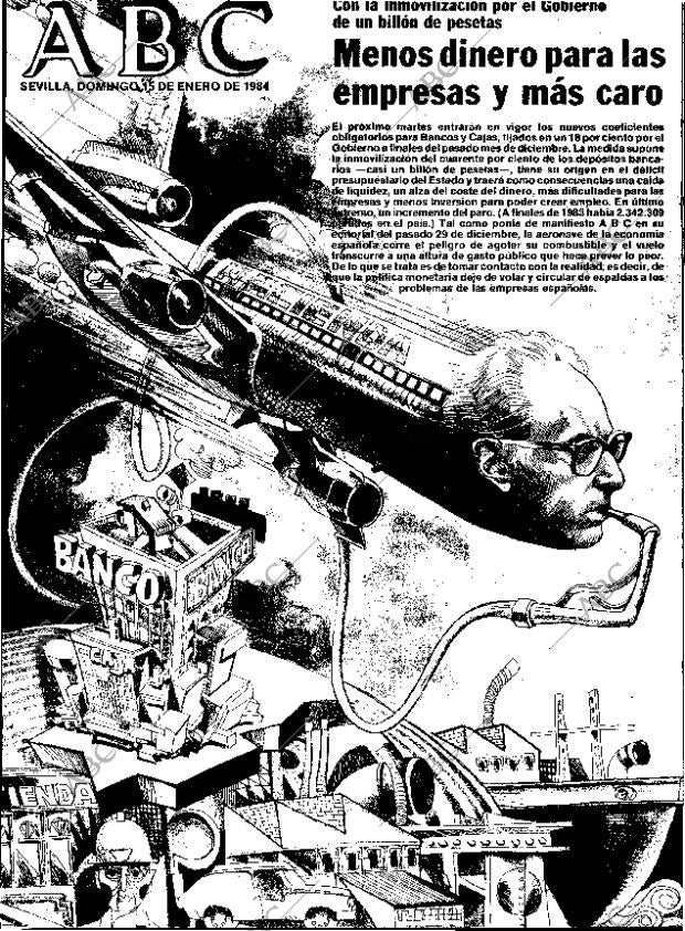 ABC SEVILLA 15-01-1984 página 1