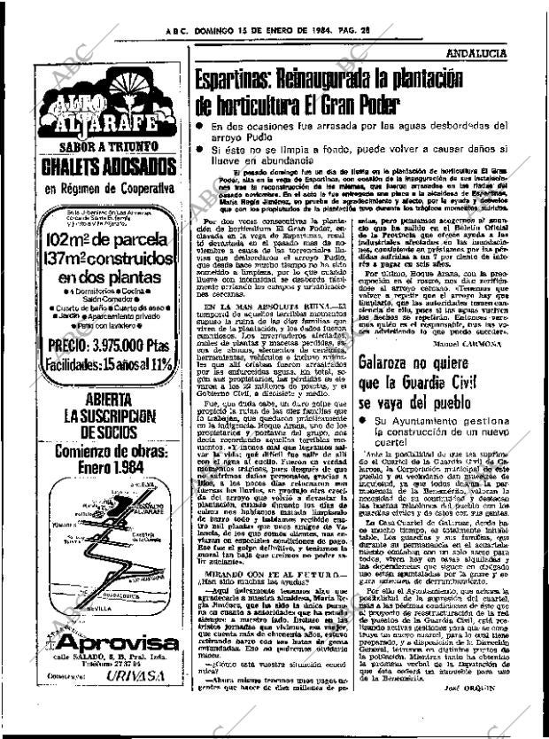 ABC SEVILLA 15-01-1984 página 28