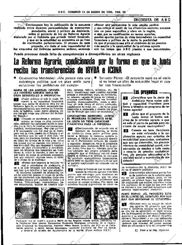 ABC SEVILLA 15-01-1984 página 33