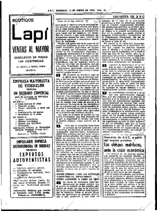 ABC SEVILLA 15-01-1984 página 34