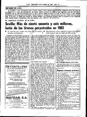 ABC SEVILLA 15-01-1984 página 44