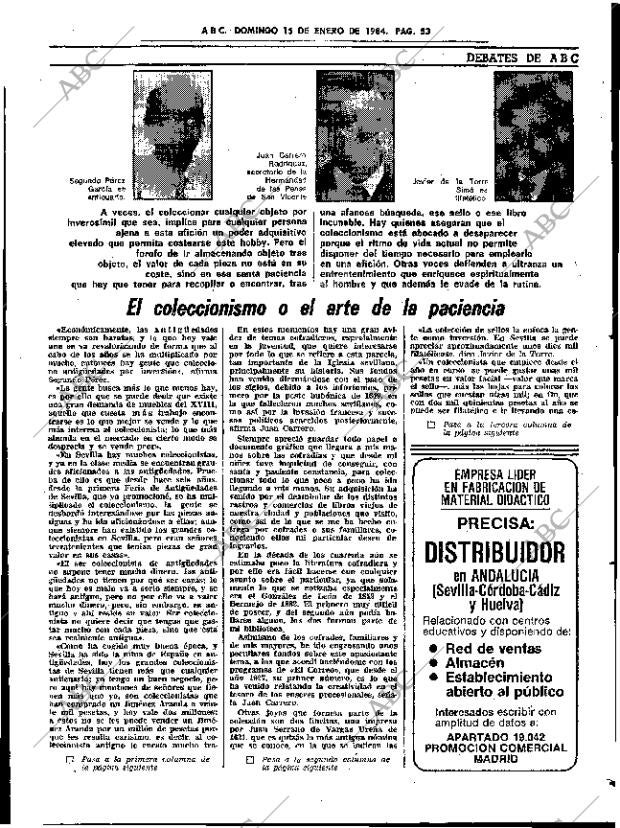 ABC SEVILLA 15-01-1984 página 53