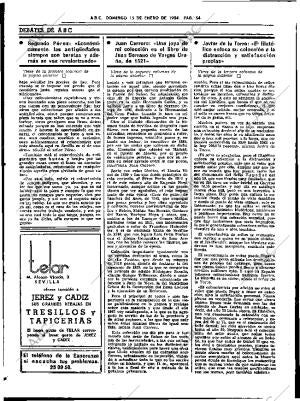 ABC SEVILLA 15-01-1984 página 54