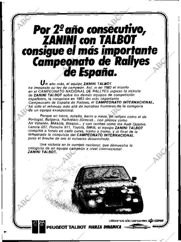 ABC SEVILLA 15-01-1984 página 84