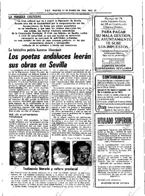 ABC SEVILLA 17-01-1984 página 41