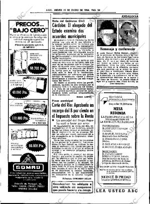 ABC SEVILLA 19-01-1984 página 22