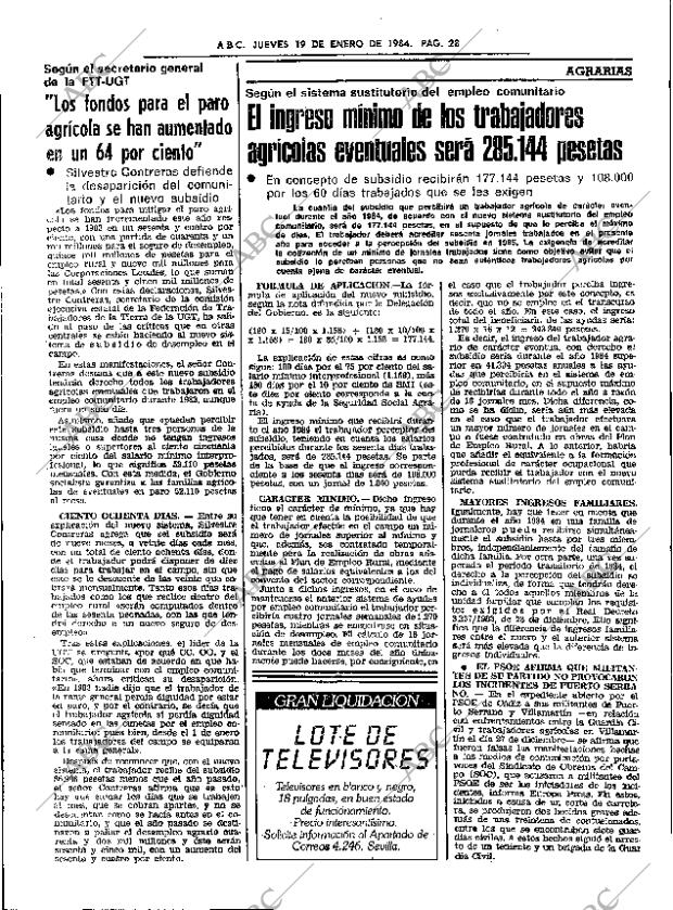 ABC SEVILLA 19-01-1984 página 26