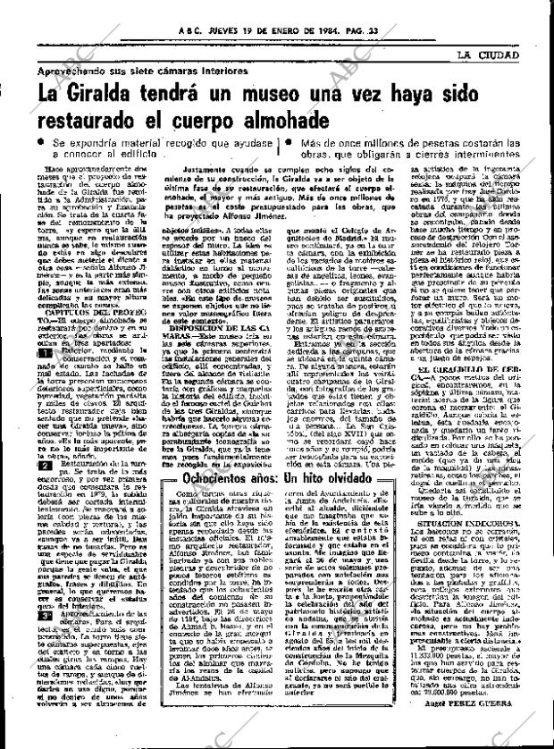 ABC SEVILLA 19-01-1984 página 31