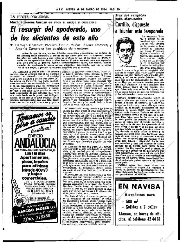 ABC SEVILLA 19-01-1984 página 48