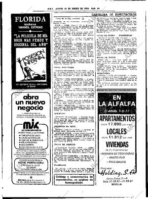 ABC SEVILLA 19-01-1984 página 62