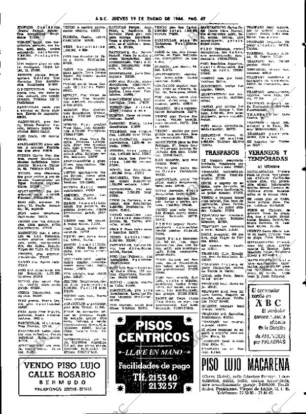 ABC SEVILLA 19-01-1984 página 65