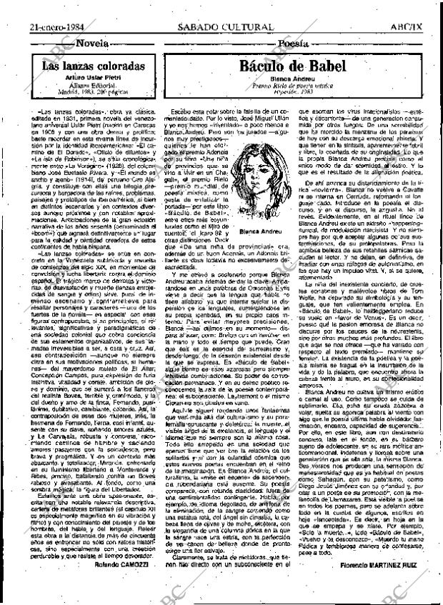ABC MADRID 21-01-1984 página 51