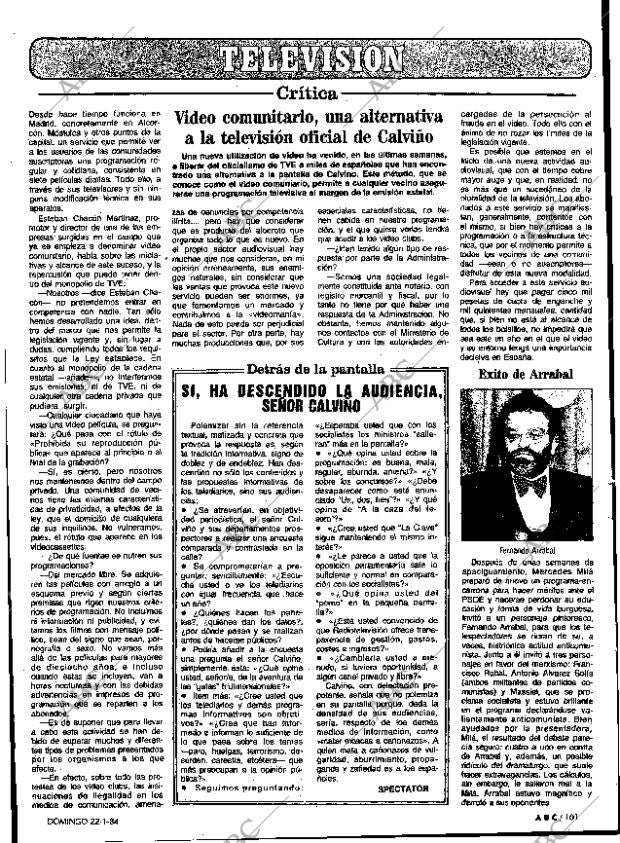 ABC MADRID 22-01-1984 página 101