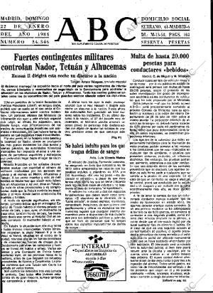 ABC MADRID 22-01-1984 página 13