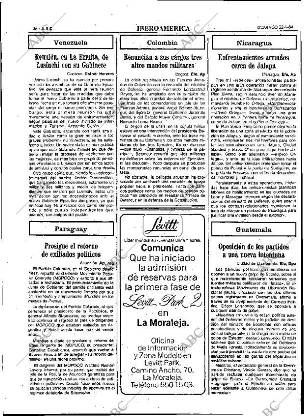 ABC MADRID 22-01-1984 página 36