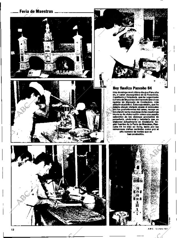 ABC SEVILLA 22-01-1984 página 12