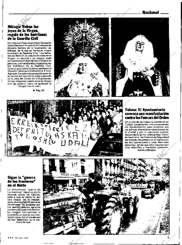 ABC SEVILLA 22-01-1984 página 5