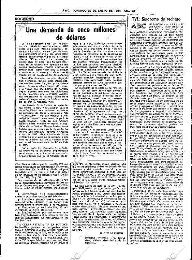 ABC SEVILLA 22-01-1984 página 53