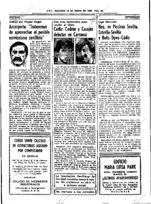 ABC SEVILLA 22-01-1984 página 66