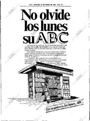 ABC SEVILLA 22-01-1984 página 71