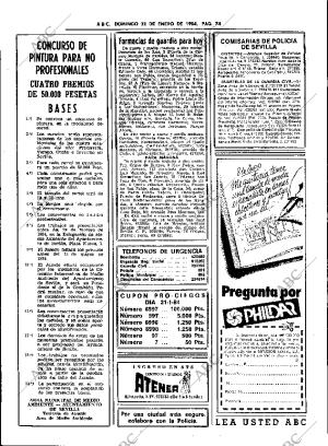ABC SEVILLA 22-01-1984 página 74