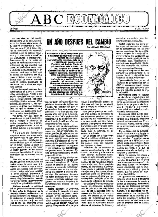 ABC MADRID 23-01-1984 página 45