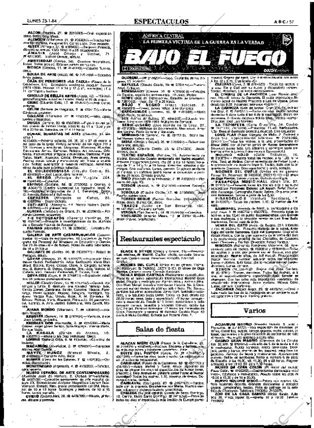 ABC MADRID 23-01-1984 página 57