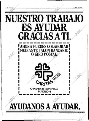 ABC MADRID 23-01-1984 página 70