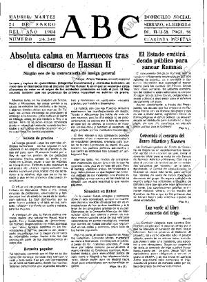 ABC MADRID 24-01-1984 página 13