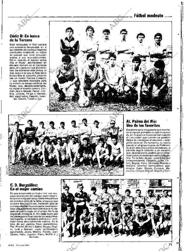 ABC SEVILLA 27-01-1984 página 71