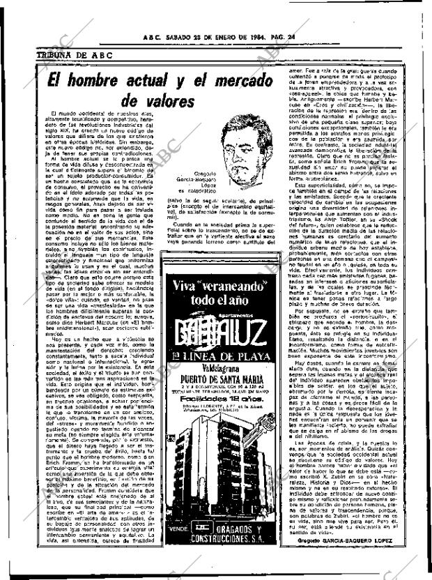 ABC SEVILLA 28-01-1984 página 24