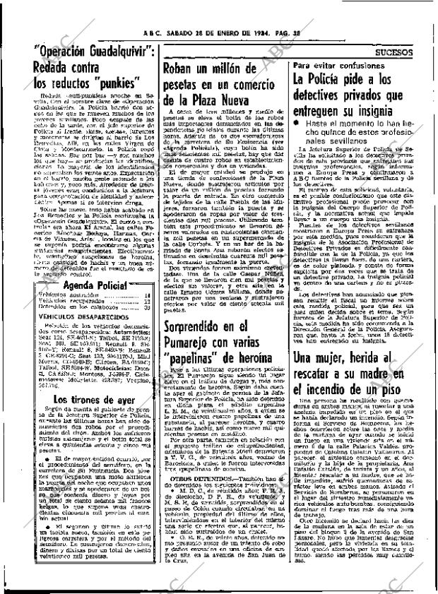 ABC SEVILLA 28-01-1984 página 38