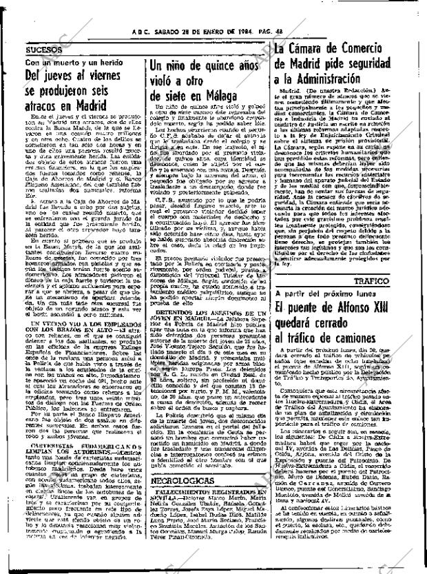 ABC SEVILLA 28-01-1984 página 48