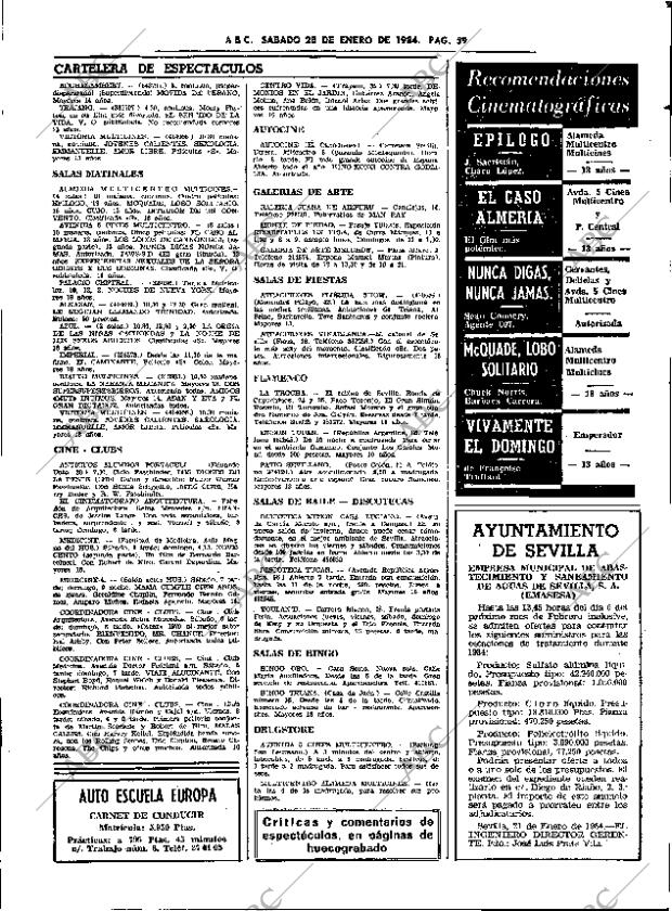 ABC SEVILLA 28-01-1984 página 59