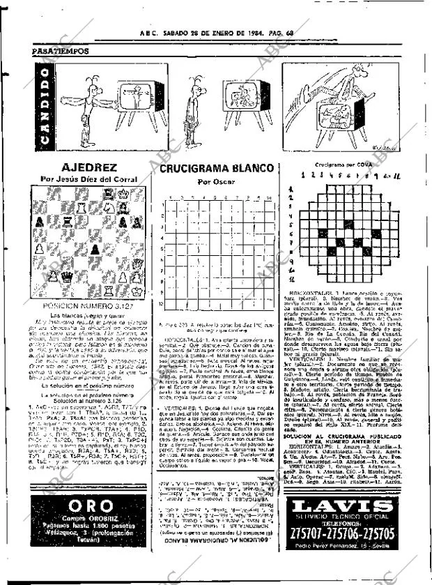 ABC SEVILLA 28-01-1984 página 68