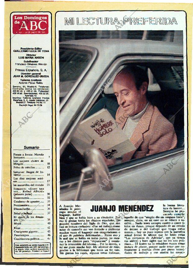 ABC MADRID 29-01-1984 página 115