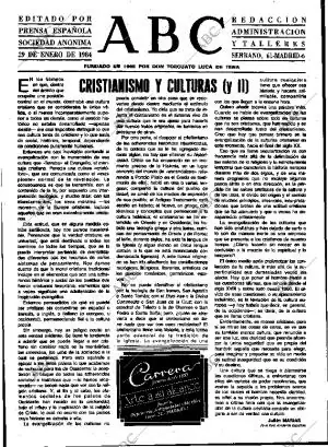 ABC MADRID 29-01-1984 página 3