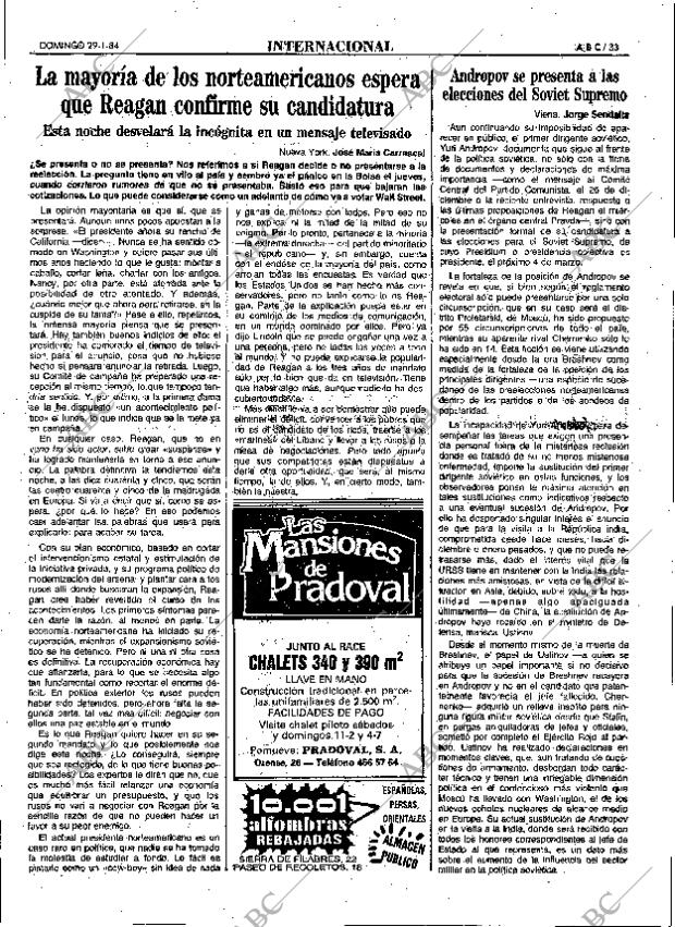 ABC MADRID 29-01-1984 página 33