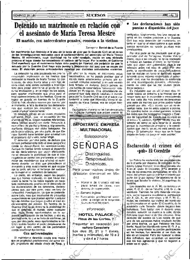 ABC MADRID 29-01-1984 página 53